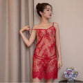 Womens Lace Nightgowns Sex Backless Nightdress Sexy Sleepwear Ladies See through Lingerie Nightie Exotic Nightwear Dressing Gown