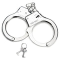 Metal Bondage Handcuffs with Plush Lining