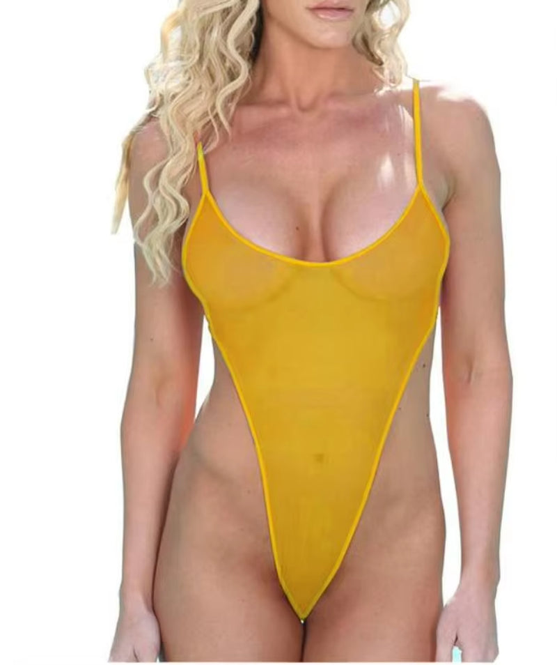 See through Mesh Micro Bikini Set Women'S Brazilian Sheer Bikinis Sex Swim Lingeries Swimwear Female Swimsuit Costume